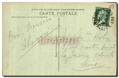 Vichy — Kasyno — Widok ogółem — n°313 — Rewers