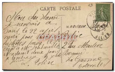 Vichy — Parque dos Célestins — L.O. 46 — Verso