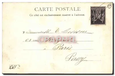 Vichy — Ujęcie termalne — R.&J.D. 1915 — Rewers