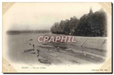 Vichy — Vista sobre o rio Allier — Collections ND. Fot.