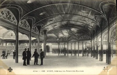 Vichy — Interior do Palácio das Fontes — Allier — 138