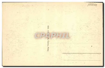 Vichy - Nos Novos Parques, Pinos Gigantes — Editor: Livraria do Casino, Vichy, n°48 — Verso