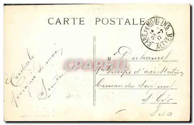 Moulin - La Préfecture (Ancien Hôtel de Saincy) — P. Paquet, édit., Moulin — Verso
