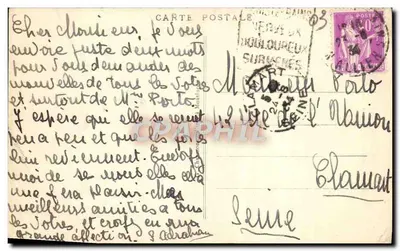 Néris-les-Bains (Allier) — A Colina e a Capela São José — Editor não identificado, n° 368 — Verso