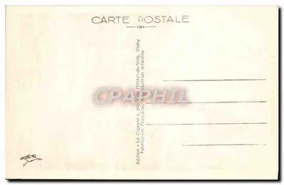 Bourbon-l'Archambault — Ruiny Zamku — La Cigogne, n°2063 — Rewers