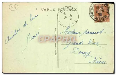 Vichy - Parque dos Célestins - A Orangerie — Ideal, n° 395 — Verso