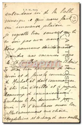 Vichy — Pałac Sévigné — wydawca nieznany — Rewers