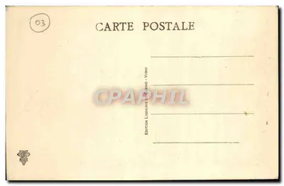 Vichy — Novo Parque — Monumento Gilbert — Verso