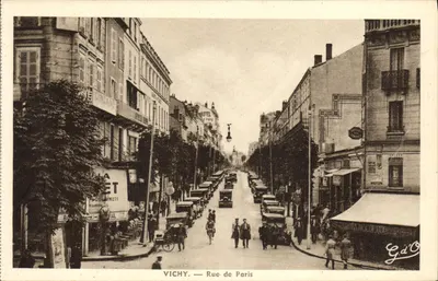 Vichy — Rue de Paris — J. Gauterfanges, éd. Olliergues