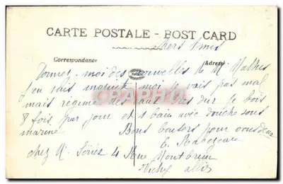 Vichy — Fachada do Casino — La Fornia — Verso