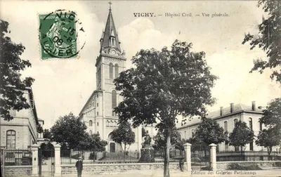 Vichy — Hospital Civil — Vista geral — Edição das Galerias Parisiennes