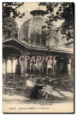 Vichy — Fonte Hardy — A Terrasse — Edição especial dos Estabelecimentos Lardy-Larbaud