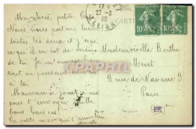 Les Malavaux - O Viaduto — Arredores de VICHY-CUSSET — n° 642 — Verso