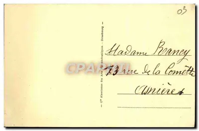 Vichy - Avenida do Parque das Fontes — Fasslier, Aux Quatre Chemins — Verso