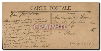 Vichy — Château de Billy. Éditeur : Vichy. N° de série : 511504. — Verso