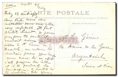 Vichy — Orangerie dos Celestins — Edição Maniezzzi — Verso