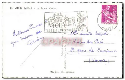 Vichy (Allier) — Wielki Kasyno — Wydawnictwo Miast Wodnych — Rewers