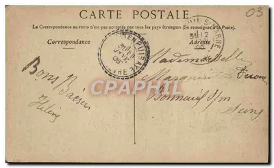 Vichy — Hall promenoir del casino — Staerck París — Reverso