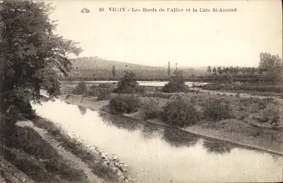 Vichy - As Margens do Allier e a Côte St-Amand — editor Alloisienne, n°68