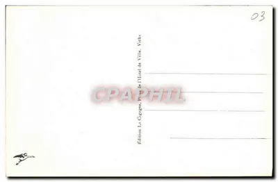 Vichy — Park i Źródło Cielesztynów — Wydawnictwo La Cipogne, Plac Prefektury — Rewers