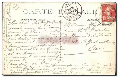 Castello dei Templari a Gréoux-les-Bains — editore J. Miss Apost — n°4 — Verso