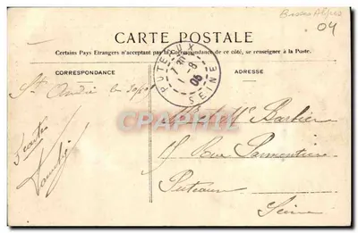 Saint-André-les-Alpes — Ogólny widok — Wysokość 892m — Wydawca Louis Gibert — Rewers