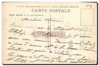 Annot (B.-A.) — Vue Générale FL — éditeur FL, n° 721 — Achterkant