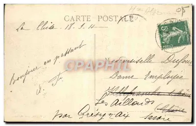 La Cluse — O Castelo — E. Vialatte, fot. Oyonnax — Verso
