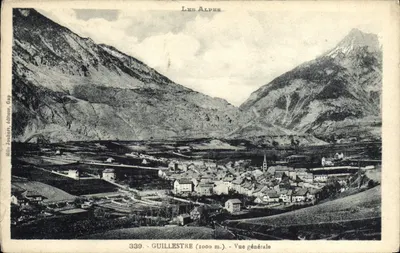 Guillestre (1000 m.) — Vista geral — Mlle Jonberty, editor Gap, n° 339