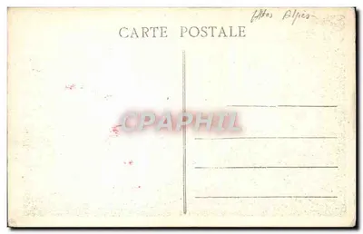 Guillestre (1000 m.) — Vista geral — Mlle Jonberty, editor Gap, n° 339 — Verso