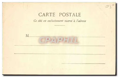 Águia real das Alpes — Editor Pitlier, Ancey, n°59 — Verso