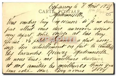 Barcillonnette — General View (South Coast) — Mille Jouberti, publisher, Gap, n°2 — Back