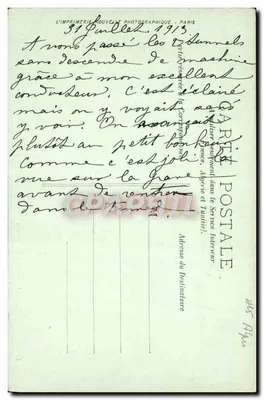 O Dauphiné — La Grave — Entrada do Túnel e o Ponte de Maurienne — LL. — N° 726 — Verso