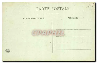 Vale do Queyras - A Casa do Rei, vista do Cume dos Torniquetes — V. Pourret, série 368 — Verso