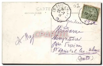 Environs de Vals-les-Bains — Le Pont d'Arc — Coleção Vais, N° 10 — Verso