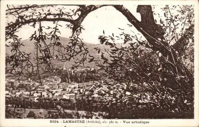 Lamastre (Ardèche) — Vista artística — S.M.B. Paris, n° 8304