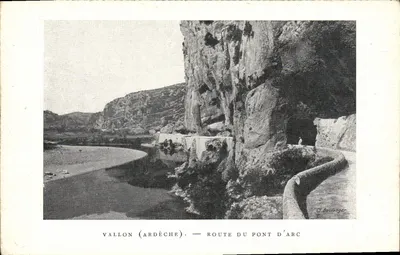 Vale (Ardèche) — Estrada do Ponte do Arco — Cl. Boulanger