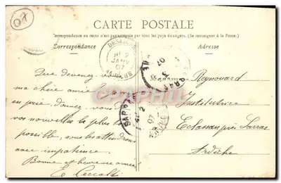 Widok z Desaignes — Duży Most — Wyd. Elie-J.-J. Cbalaye, Lamastre — Rewers