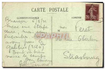 As Alpes - Briançon (1321m) - As Casernas em Ste-Catherine — Verso
