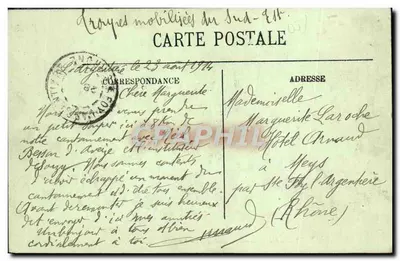 Arredores de Briançon — Le Fontanil — A Durance — LL — Verso