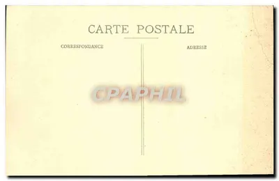 Tarjeta postal antigua La Iglesia De Mezieres — Reverso
