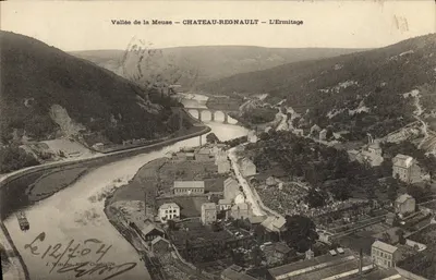 Vale do Meuse — Château-Regnault — O Ermitório — J. Winling, Charleville