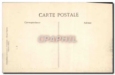 Montlhéry pintoresca — La Torre de Montlhéry — Golf Paul Allorge, Montlhéry, serie C n° 45 — Reverso