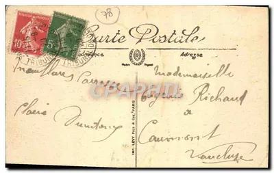 Versailles — Hameau de Marie-Antoinette — Maison de la Reine — LL, n° 259 — Verso