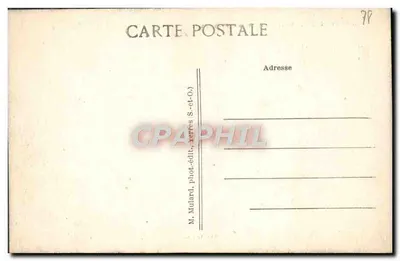 Méré-en-Santerre — Il Castello e il Lago — Edit. Verneau — Verso