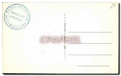 Chevreuse (S.-et-O.) — Początkowy widok Zamek Madeleine — Lymondette w Chevreuse — Rewers