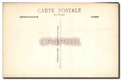 Castelo de BAILLON — A Cachoeira — Frémont, edição Beaumont-sur-Oise — Verso