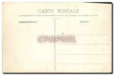 Bilhete postal antigo Asnieres La Route — Verso