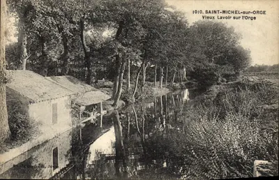 Saint-Michel-sur-Orge — Velho lavatório no Orge — Edição Juvias, n° 1010