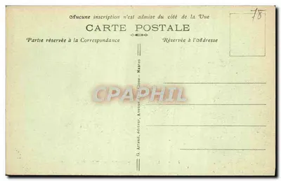 Falaise — Vista panoramica scattata dal Castello — G. Artand, editore, Nantes, n°5 — Verso